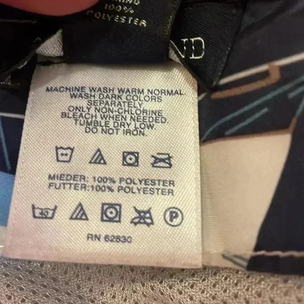 Lands’ End Men’s Large Boat Nautical Swim Trunks